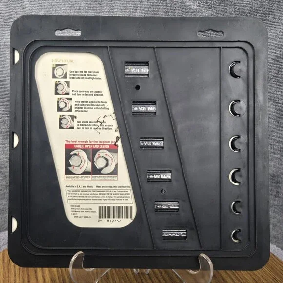 Vintage Craftsman 6 Pc Professional Quick Wrench Set SAE 42356 USA Made 5/8-5/16 - Picture 6 of 16